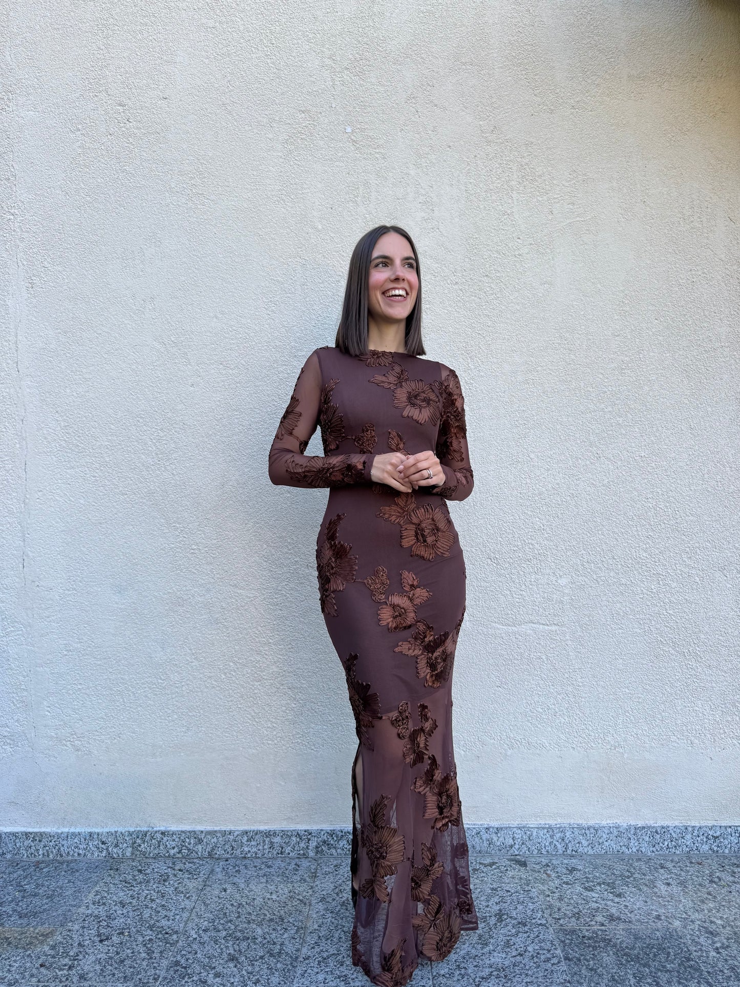 Abito tulle Romantica Cioccolato