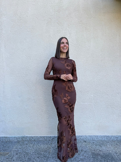 Abito tulle Romantica Cioccolato