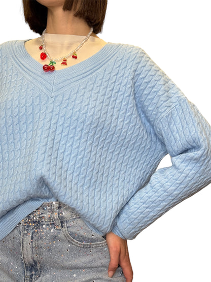 Pull "Primavera" Celeste