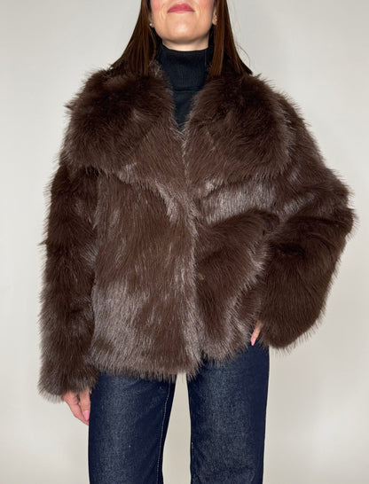 Pelliccia Puffy moro