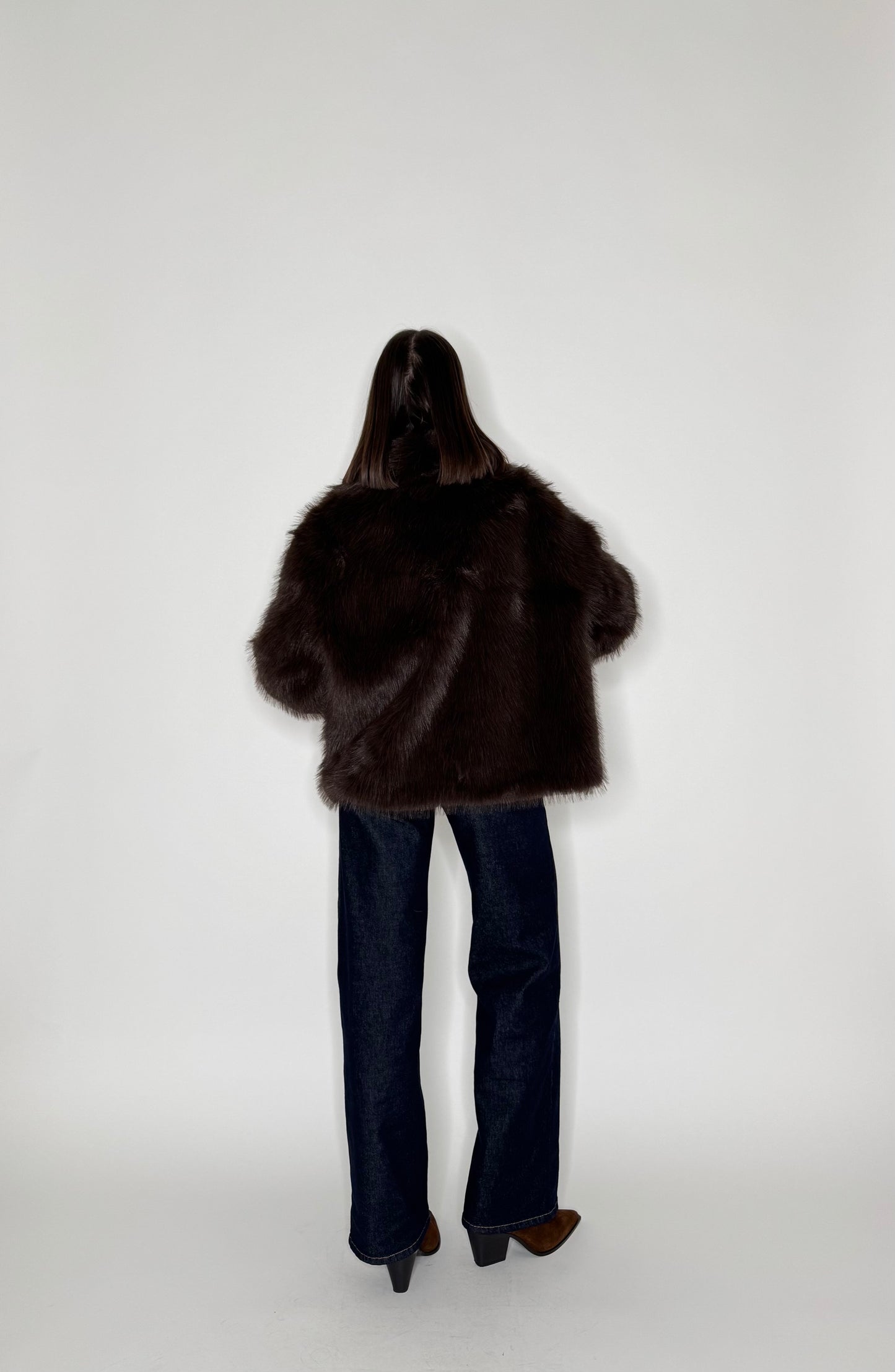 Pelliccia Puffy moro