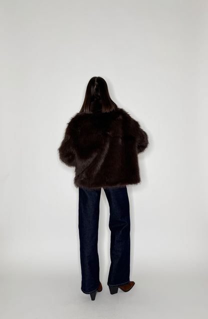 Pelliccia Puffy moro