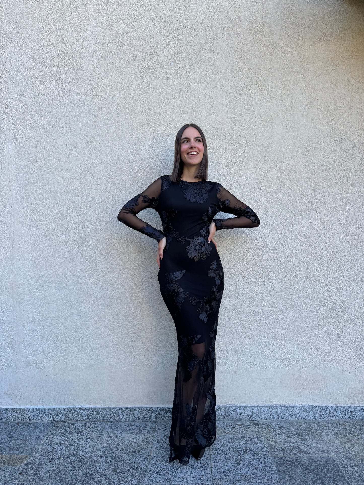 Abito tulle Romantica Nero