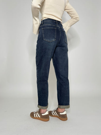 Jeans mon fit blu scuro