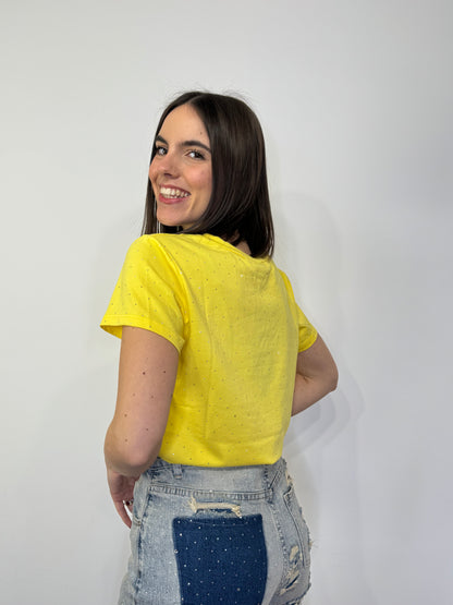 T-shirt Virginia Strass