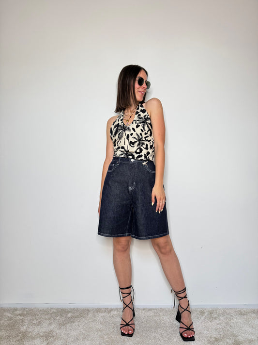 Bermuda denim scuro
